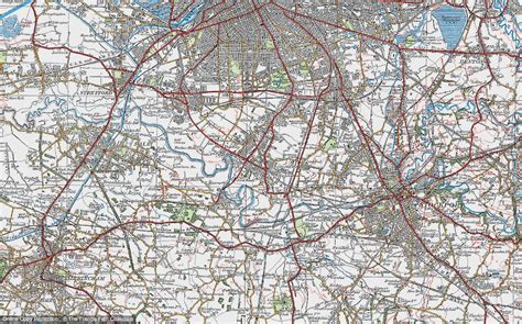 Historic Ordnance Survey Map of Didsbury, 1923