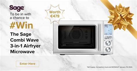 Win the SAGE Combi Wave 3-in-1 Airfryer Microwave