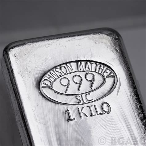 Buy 1 Kilo Silver Bar Johnson Matthey (32.15 troy oz) .999 Fine Ingot - Secondary Market - 1 ...