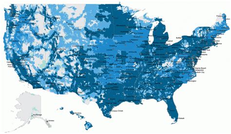 Us Cellular Coverage Map Usa – Topographic Map of Usa with States