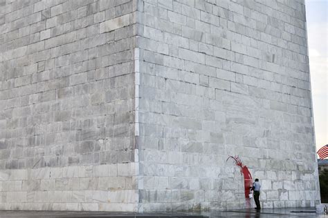 Washington Monument ‘largely clean’ after vandalism; suspect identified - WTOP News