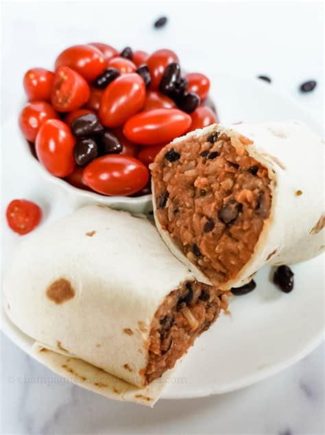 Bean and Rice Burritos (Quick and Easy Recipe - Vegan)