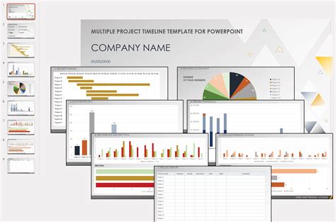 Free PowerPoint Project Timeline Templates: Custom