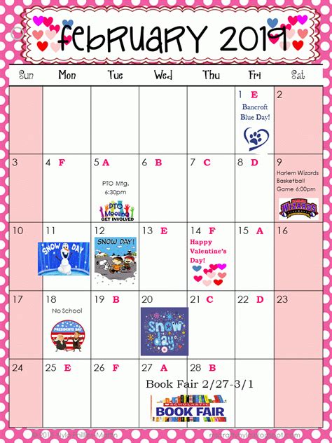 Bancroft Elementary School Calendar 2024 - Schoolcalendars.net