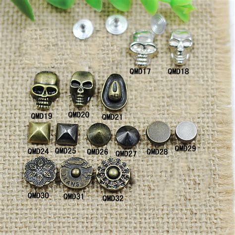 leather craft rivet studs and spikes for clothes shoes leather craft decorative ...