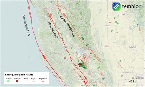 The San Andreas' Sister Faults In Northern California | Temblor ...