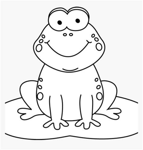 Frog Images Clipart Black And White