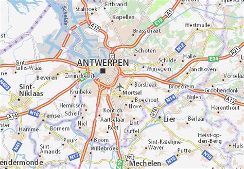 MICHELIN Luchthaven Antwerpen-Deurne map - ViaMichelin