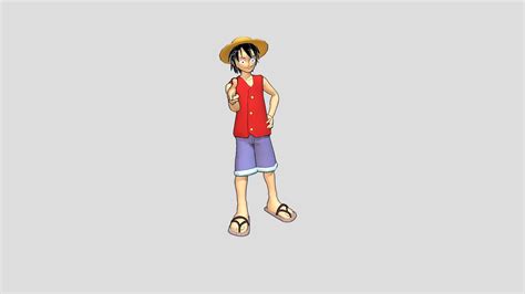 Luffy 3D - One Piece - 3D model by Fpmilk (@FPMilke) [b5c4232] - Sketchfab