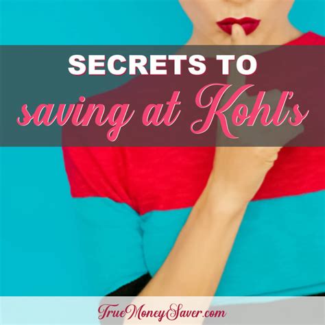 Over 20 Ways On How To Save At Kohl's Right Now