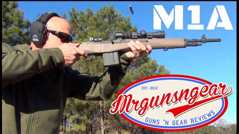 Springfield Armory M1A Scout Squad 308 Rifle & Burris 2-7x Scout Scope Review (HD) - YouTube