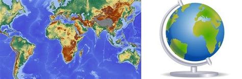 Difference Between Map and Globe (with Comparison Chart) - Key Differences