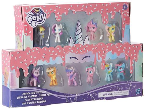 My Little Pony Unicorn Sparkle Collection Set Of Toy Pony 3-inch ...