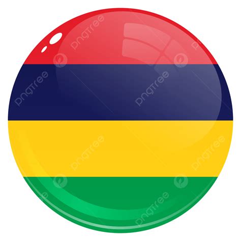 Countries Flags Clipart Transparent PNG Hd, Round Country Flag Mauritius, Round, Country, Flag ...