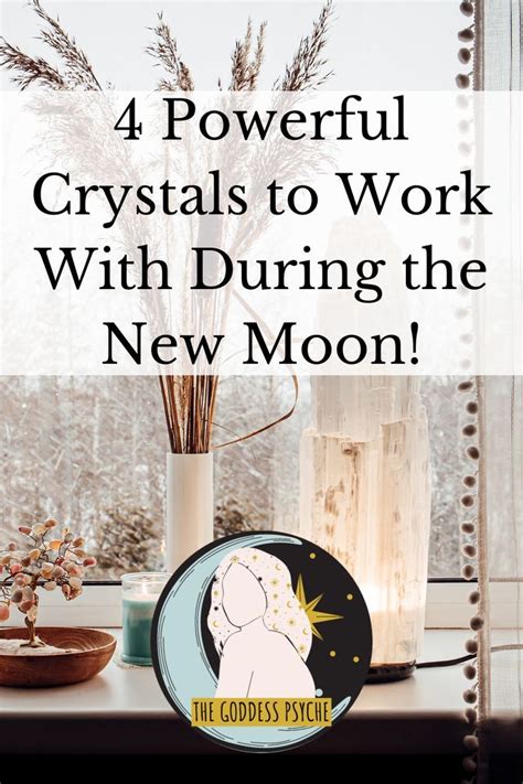 Crystal for the New Moon, New Moon Rituals, Energy Cleansing | Power ...