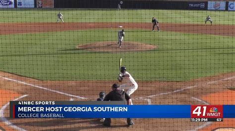 Mercer Bears at Georgia Southern Eagles Baseball, J.I. Clements Stadium ...