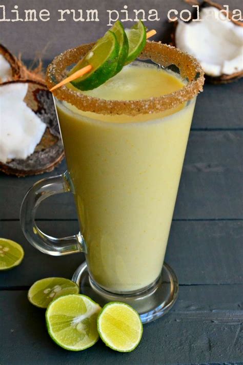 Lime & Rum Pina Colada – Kaluhi's Kitchen