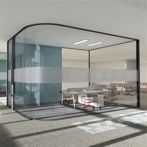 Office Glass Partition Wall Cubicle Workstation- Modern workstation