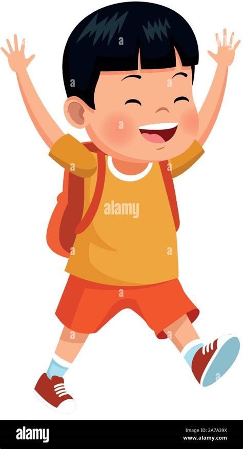 cartoon excited boy icon, colorful design Stock Vector Image & Art - Alamy