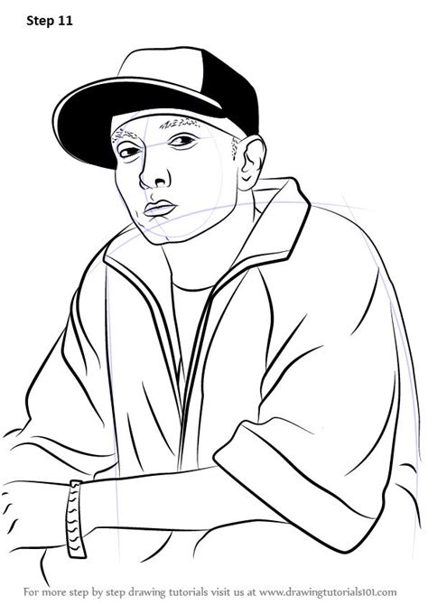 Download or print this amazing coloring page: Learn How to Draw Eminem ...