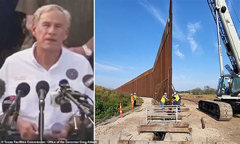 Texas Gov. Greg Abbott brags he has built more border wall than Trump