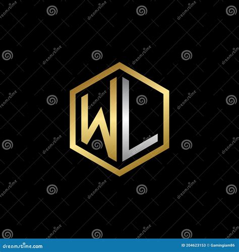 Vector Graphic Initials Letter WL Logo Design Template Stock Vector ...