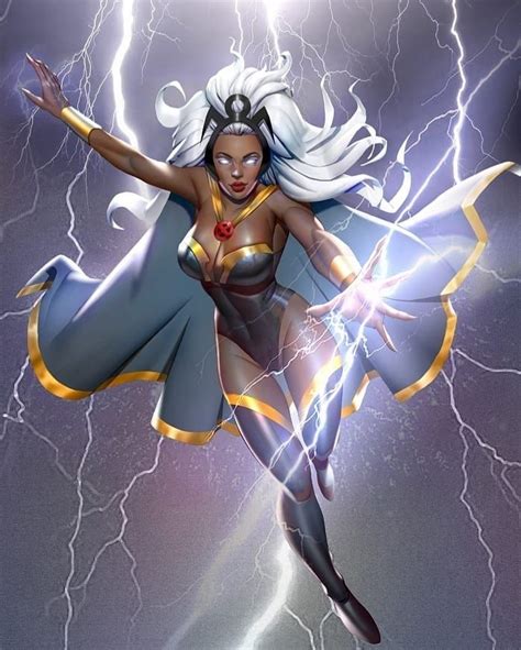 Ororo Munroe on Instagram: “Amazing art piece of Storm by @eggbrush ...