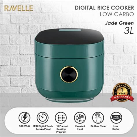 Jual Rice Cooker Magicom Multicooker Ravelle Digital Low Carbo 3 Ltr - Kota Tangerang Selatan ...