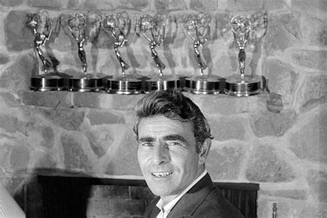 Rod Serling at home with his Emmy Awards in Los Angeles, California.... | Twilight zone, Old tv ...