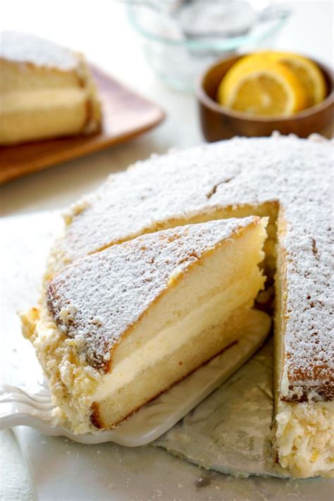 Copycat Olive Garden Lemon Cream Cake • Food, Folks and Fun