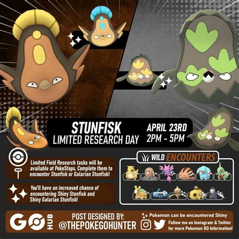 Pokémon GO Hub on Twitter: "Reminder: Stunfisk and Galarian Stunfisk ...