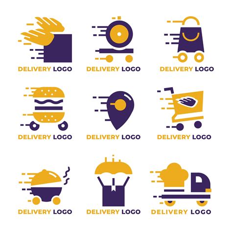 Delivery Logo Collection 2379787 Vector Art at Vecteezy