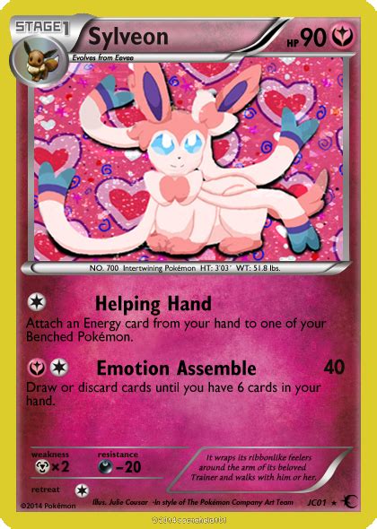 Sylveon card by Metoro on DeviantArt