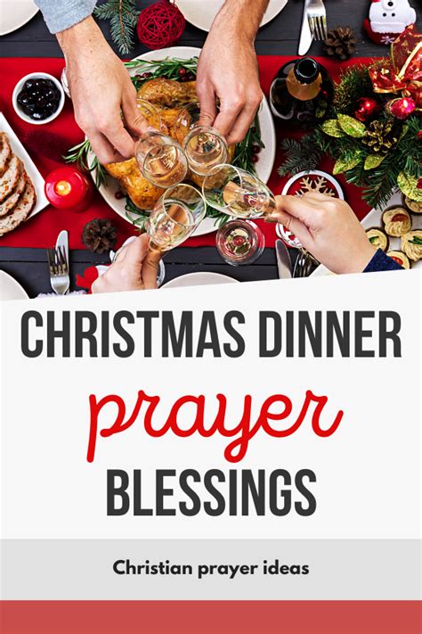 Christmas Prayers For The Family – Christmas Dinner Prayer Options