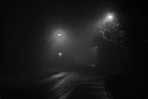 B+W Foggy Night Road 2 by Lukasx on DeviantArt