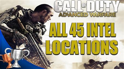 All 45 Intel Locations - Call of Duty Advanced Warfare - YouTube