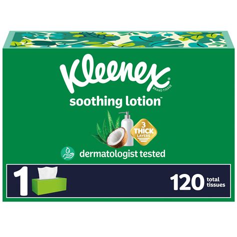 Kleenex Soothing Lotion Facial Tissues - Shop Facial Tissue at H-E-B