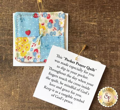 Pocket Prayer Quilt Poem Printable