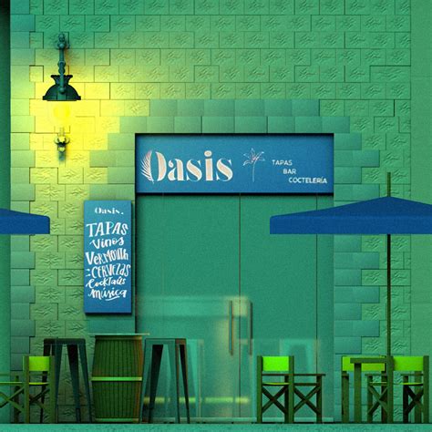 OASIS BAR on Behance