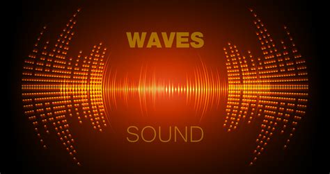 Sound waves oscillating dark light 3638572 Vector Art at Vecteezy