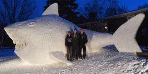 This Snow Shark Blows Your Snowman Out Of The Water | HuffPost