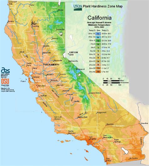 Understanding The California USDA Plant Hardiness Zone Map: A Guide To ...