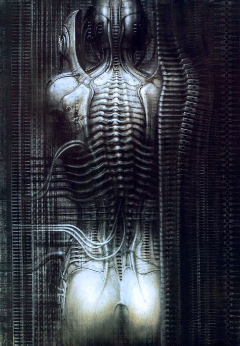 h.r. giger - new york city VI, torso | Arte alien, Pintura y escultura ...