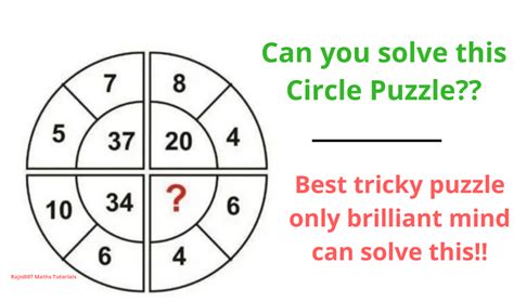 Solve this Circle Math Puzzle? - PuzzlersWorld.com