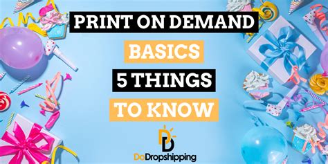 Print on Demand Tips: 5 Things Every Beginner Should Know