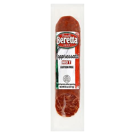 Fratelli Beretta Hot Gluten Free Soppressata, 8 oz