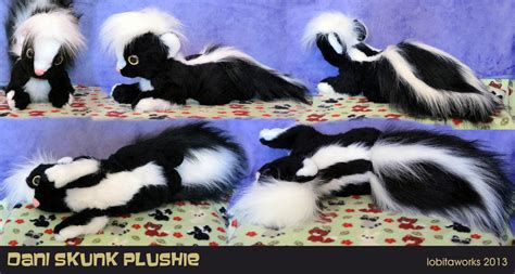 Dani Skunk Plushie by GrowlyLobita on DeviantArt