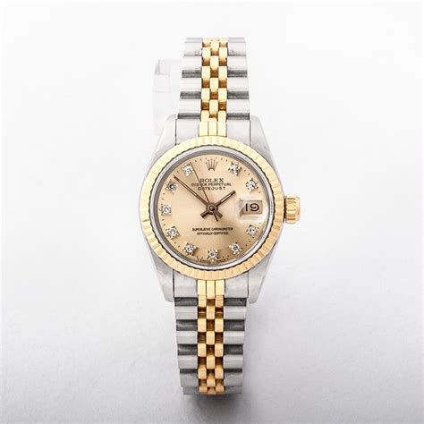 Ladies 1988 Rolex Two Tone Diamond Watch