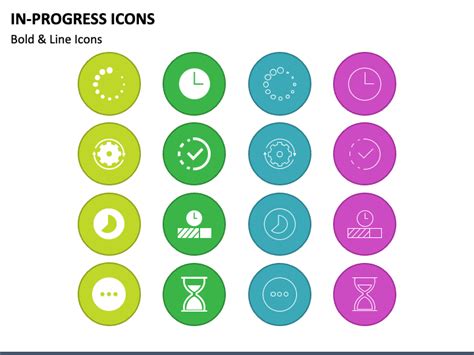 In-Progress Icons for PowerPoint and Google Slides - PPT Slides