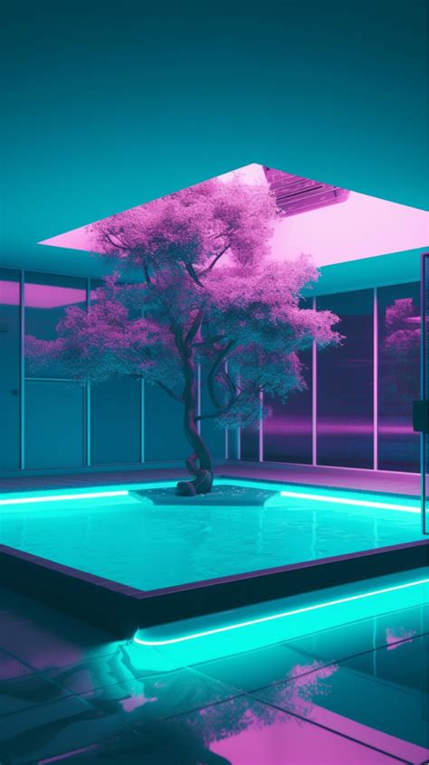 Vaporwave Synthwave liminal space wallpaper Aesthetic Rooms, Bad Girl Aesthetic, Mobile ...